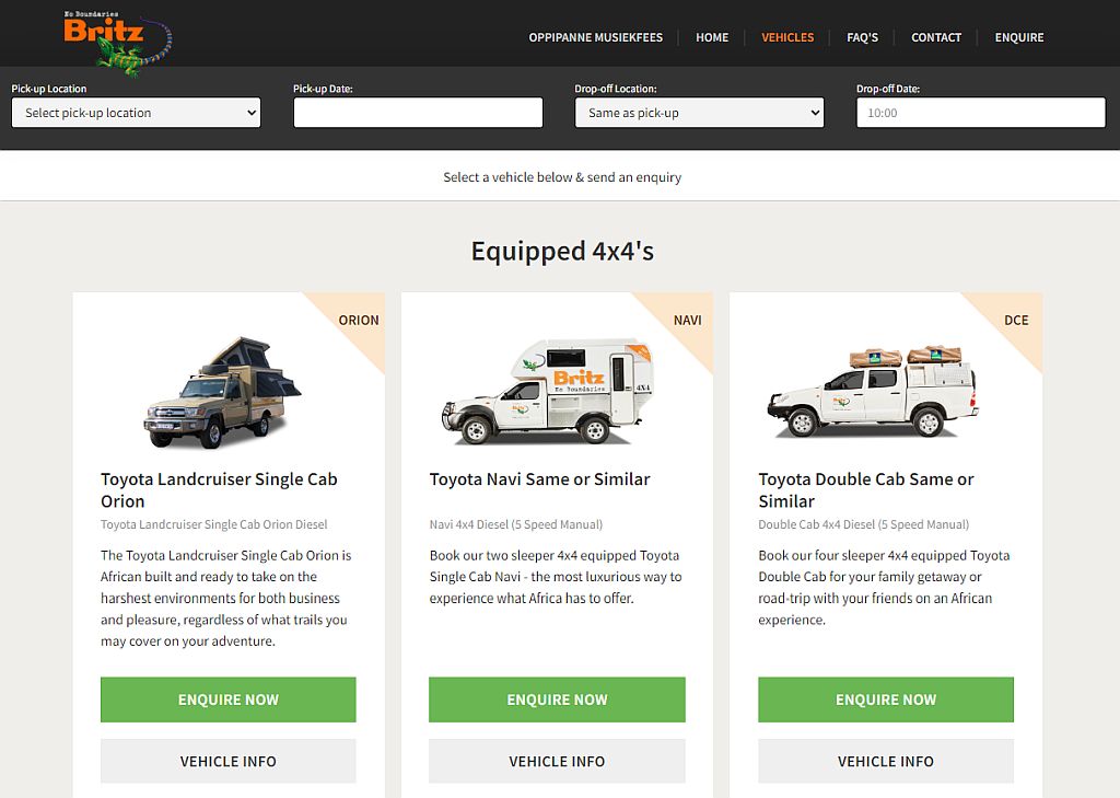 10 Best Campervan & RV Rentals in South Africa [2023]